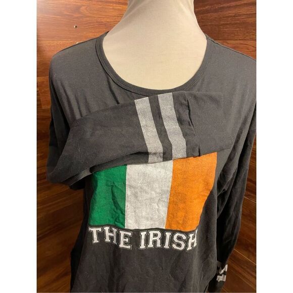 St. Patrick’s Day Way to Celebrate! Gary Long sleeve Shirt with Irish Flag Size - Picture 7 of 9